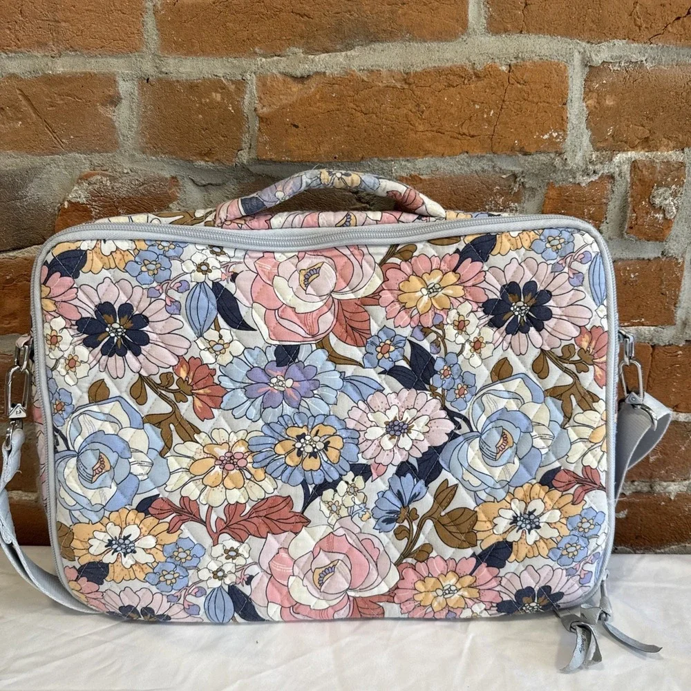 VERA BRADLEY LAPTOP WORK STATION CROSSBODY ALOHA BLOOMS‎